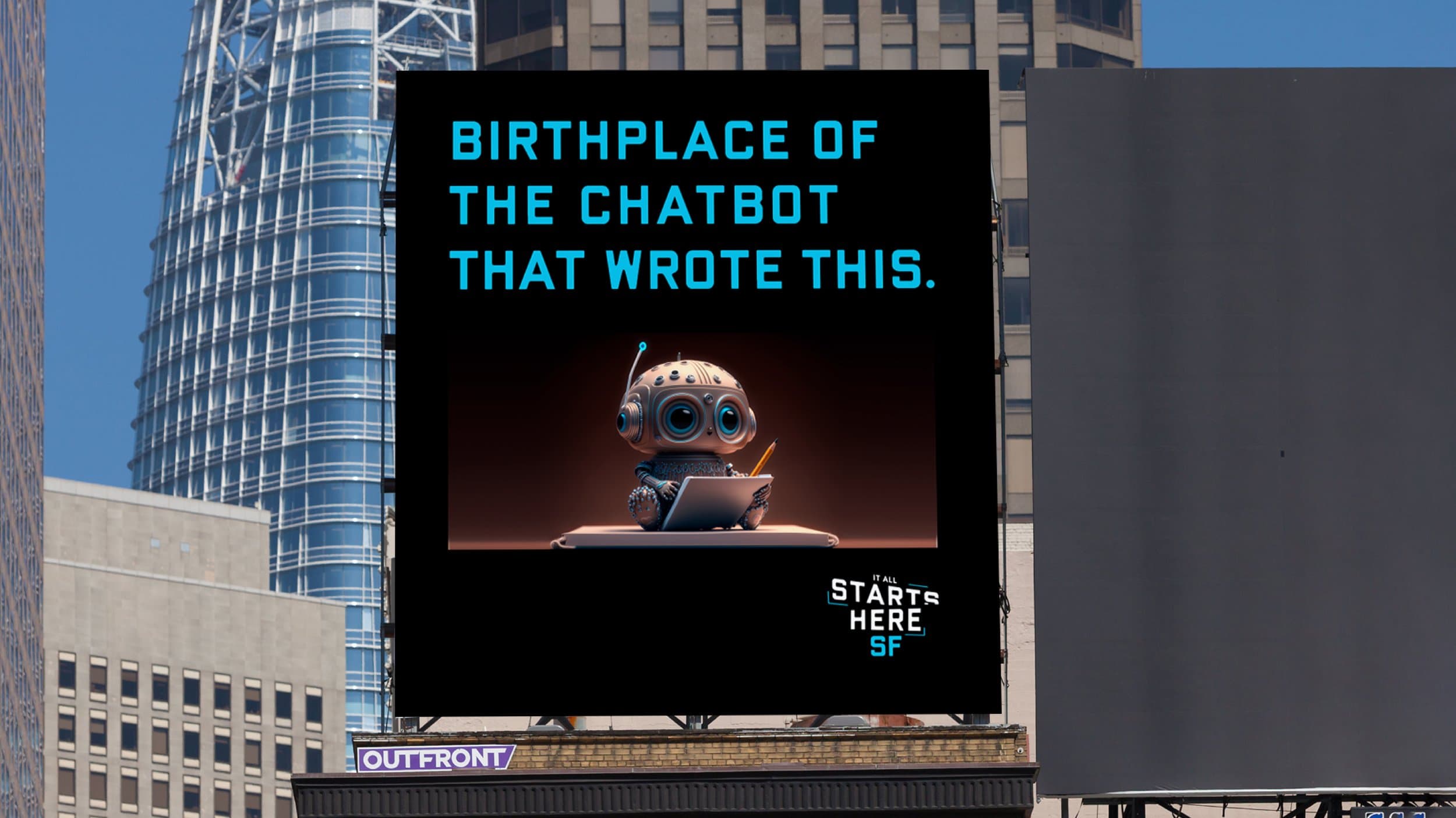 It All Starts Here - Chatbot OOH